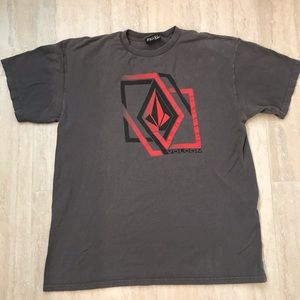 Grey Men’s volcom T shirt. Size medium